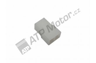 KONPAT2J: Kryt konektorů pro 2ks kolíků 6,3mmm