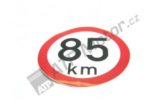 85: Manufacture´s max speed 85km