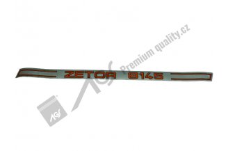 80805002: Nápis ZET 8145 L AGS