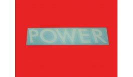Seitliche Beschriftung POWER P