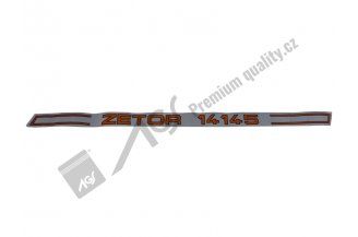 87805002: Nápis ZET 14145 L AGS