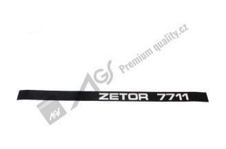 62119302: Nápis boční ZET 7711 P AGS
