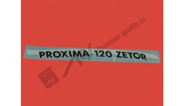 Nápis ZET Proxima 120 P AGS