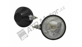 Světlomet přední kovový asymetrický R2 L AGS Premium quality
