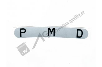 78402047: Štítek hydrauliky II AGS