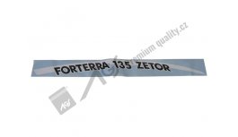 Nápis boční P Forterra 135 FRT AGS