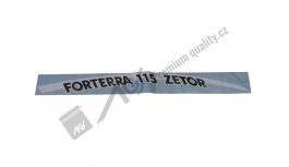 Nápis boční P Forterra 115 FRT AGS