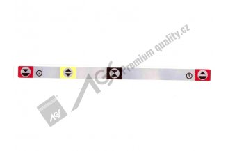 70118226: Štítek regulace hydrauliky AGS