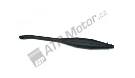 Exhaust silencer painted