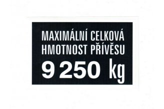 69186613: Etikett Anhänger Gewicht 9.250 kg