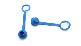 Dust cap socket ISO 12,5 blue