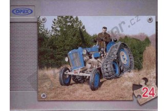 K24006: Puzzle v pevné krabičce Z-25 polopás (barevný) 24 dílků