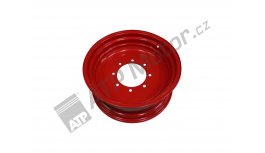 Wheel disc W10x24 RED JRL+FRT