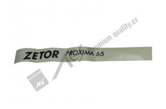 65802011: Nápis boční L Proxima 65 AGS