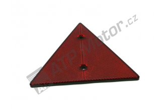 550004: Roter dreieckiger Rückstrahler 97-7381