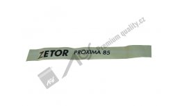 Nápis boční L Proxima 85 AGS