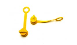 Dust cap plug ISO 12,5 yellow