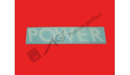 Nápis boční POWER P AGS