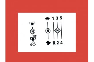 53802026: Plate - shift pattern VH540