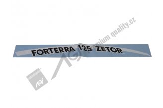 29802008: Nápis boční P Forterra 125 FRT AGS
