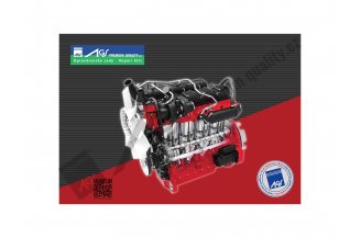 888301056 AGS: Plakát řez motoru 4V vel. A1 AGS