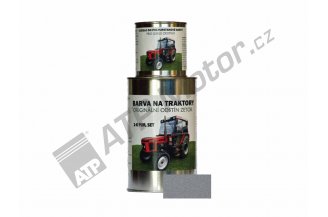 BARSTRIBRNPUR1: Barva stříbrná RAL 9006 polyuretan 1,25 kg