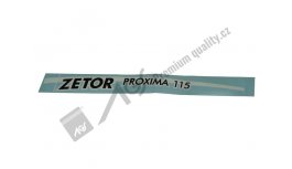 Nápis ZET Proxima Power 115 L AGS