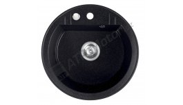 Granitový dřez, s přepadem z dřezu, grafit