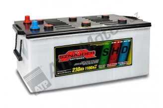 SZ12V230AHSHD: Batterie SZNAJDER 12V 230Ah 1200A SHD