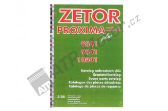 Katalog náhradních dílů Z 8541-10541 Proxima plus 3/08 222-212-420