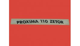 Aufschrift ZET Proxima 110 P