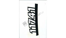 Side decal 11741 LH
