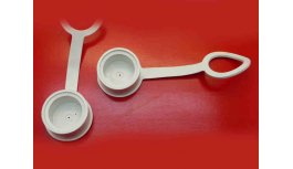 Dust cap quickcoupling white outer