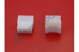 Connector cover for 6pcs of pins 6,3mm