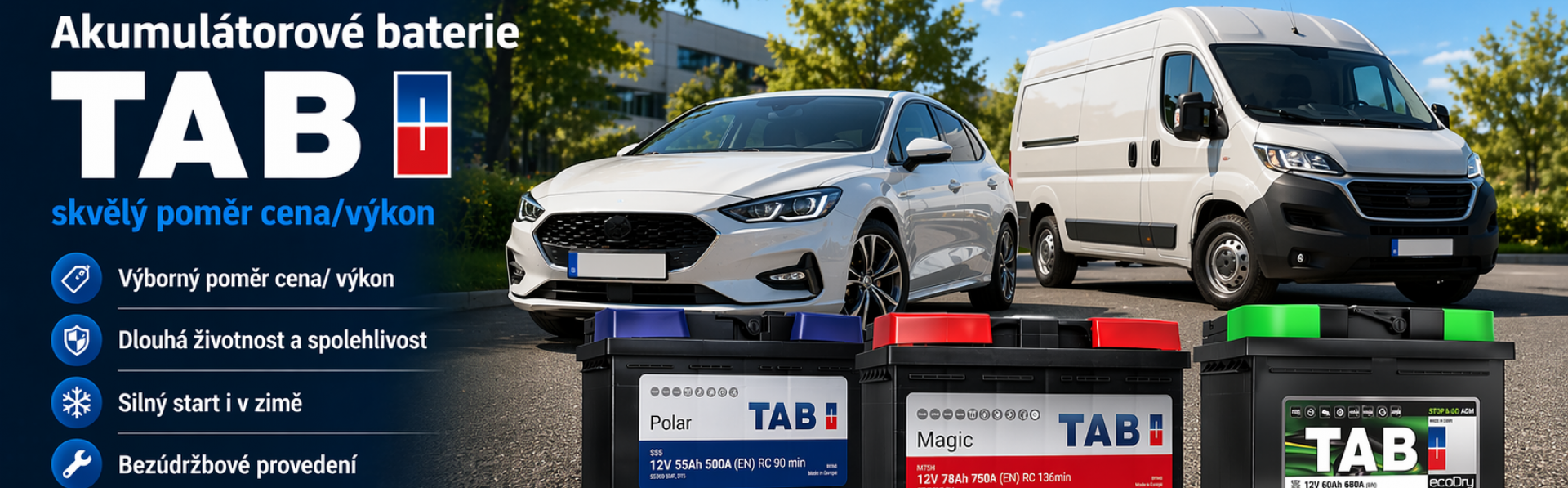 Akumulátorové baterie TAB