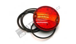 Světlomet zadní kulatý třídílný LED