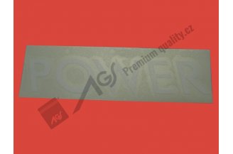 65802126: Nápis Power P JRLP AGS