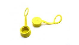 Dust cap quickcoupling yellow outer