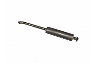 70011423INOX: Exhaust silencer oval INOX 6901-1423