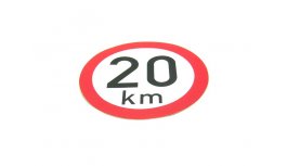 Entwurfsgeschwindigkeit 20 km