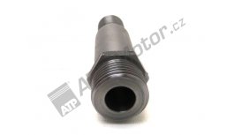 Heat exchanger bolt long rough thread