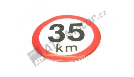 Bauartbedingte Geschwindigkeit 35 km