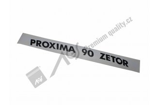65802116: Nápis ZET Proxima 90 P AGS