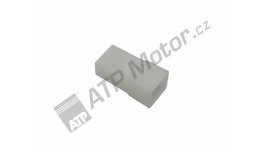 Kryt konektorů pro 2ks dutinek 6,3mmm