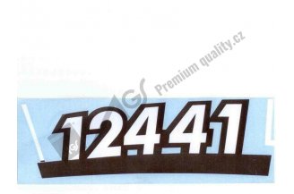 15802088: Nápis FRT 12441 L  AGS