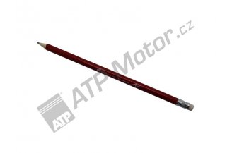 888406031: Tužka dřevěná s gumou červená ATP