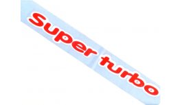 Aufschrift SUPER TURBO L