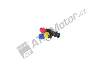 240496: Hlava otočná koncová - 3 trysky