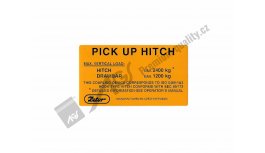 Štítek 2.400 kg AGS