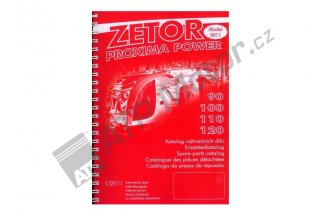 222212550: Katalog náhradních dílů Z Proxima Power M2011 /70,80,90,100/